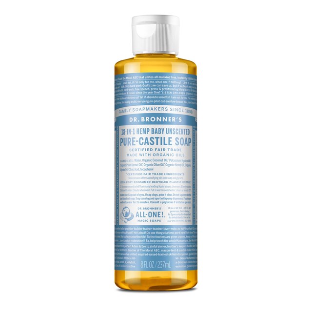 Pure Castille Liquid Soaps - baby-unscented